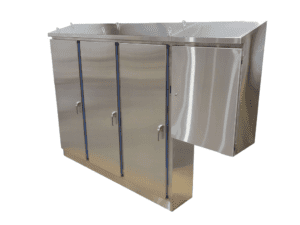 Multi Door Enclosures with Sequester | Custom Stainless Enclosures, Inc.