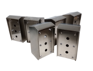 4XProtect push button enclosures by Custom Stainless Enclosures, Inc.