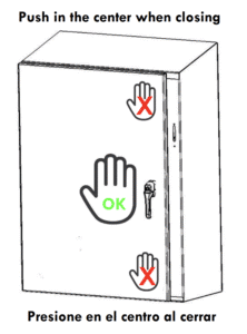 4xxtreme Enclosure Door Closure Instructions
